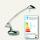 Alco Leuchte Halogen GY6.35 silber umschaltbar 230/12V 35/50W
