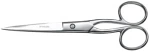 Alco Schere Stahl 15,3cm 6 vernickelt und verschraubt