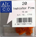Alco Indicator-Pins, orange Ø 15 mm          Dose...