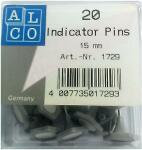 Alco Indicator-Pins, grau Ø 15 mm          Dose...