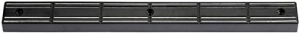 Alco Wandschienen magn.schwarzer Sockel incl.Rundkopfschrauben 460x45x25 mm