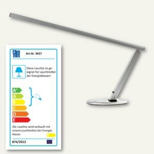 Alco Leuchte Leuchtstofflampe T4 silber 230V 20W 2700K Design futuristisch
