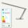 Alco Leuchte Leuchtstofflampe T4 silber 230V 20W 2700K Design futuristisch