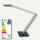 Alco LED-Schreibtischleuchte 8 W flexibel einstellbar silberfarbend