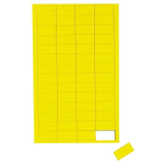 Alco Magnetsymbol Rechteck 10 x 20 mm, gelb