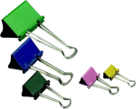 Alco Foldbackklammer 25mm rosa 12St vernickelter...