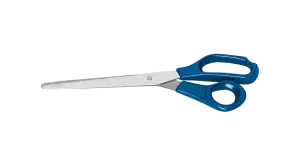 Alco Alco-Qualitätsschere-10=25,5 cm mit blauen ABS-Kunststoffgriffen
