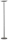 Alco Stehleuchte mit Dimmer silber Halogen R7S 230V 230W C