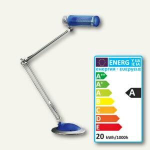 Alco Leuchte blau E27 230V 20W Doppelgelenkarm