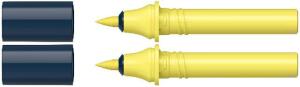 Schneider Patrone Paint-It 040 yellow 063 Karton-Etui 2 Stück Pinsel