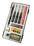 Aristo Tuschefüller mg1 Studio 3er-Set 8-teilig, Stärken 0.2/ 0.3/ 0.5 mm