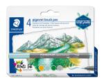 Staedtler Brush Pens "Lake Colours" 4 ST