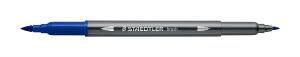 Staedtler Doppelfaserm.wasserverm. blau