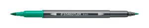 Staedtler Doppelfaserm.wasserverm.türkis grün