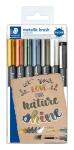 Staedtler Metallic&white brush 6 ST & 1 pigm.