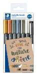 Staedtler Metallic&white brush 6 ST & 1 pigm.