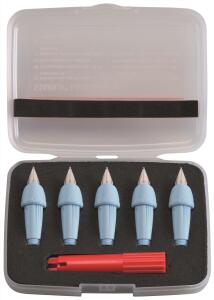 STABILO EASYbirdy Pastel Schreibeinsatz 5er Box Feder M hellblau