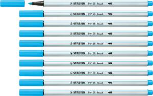 Stabilo Pinselmaler Pen 68 brush neonblau