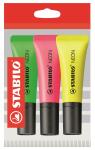 Stabilo Textmarker NEON 3er Pack Eco-Pack 3 ST/3 Faben gelb/grün/ora