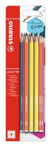 Stabilo Bleistift pencil 160, HB Blister 12 ST/5 Farben