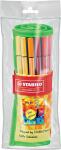 Stabilo Fasermaler Pen 68 Fan Edition Rollerset 25St in 25 Farben