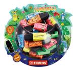 Stabilo Textmarker BOSS MINI Funnimals Bonbonglas 50 ST/5 Farben