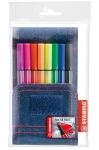 Stabilo Filzstift Pen 68 Mini Jeans Set 8 ST in 8 Farben