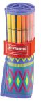 Stabilo Filzstift Pen 68 FESTIVAL SPIRIT Rollerset 25 ST/25 Farben lila/gelb