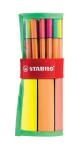 Stabilo Tintenschreiber point 88 Rollerset 30St in 25+5 Neon-Farben