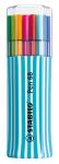 Stabilo Fasermaler Pen 68 Single pack hellb 15ST/15 Farben