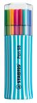 Stabilo Fasermaler Pen 68 Single pack hellb 15ST/15 Farben