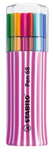 Stabilo Fasermaler Pen 68 Single pack pink 15ST/15 Farben