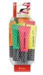Stabilo Textmarker NEON Netz 8 ST/4 Faben je 2x ge/gr/or/pi