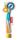 Stabilo Rollerball EASYoriginal neonblau/metallic links + 2 refills