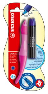 Stabilo Rollerball EASYoriginal pink mit Refill rechts + name-tag