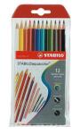 Stabilo Buntstift aquacolor Etui 12 ST/ 12 Farben