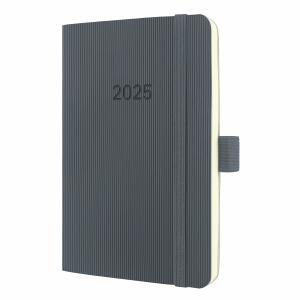 SIGEL C2537 Wochenkalender Conceptum 2025 - dark grey ca. A6