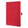 SIGEL C2534 Wochenkalender Conceptum 2025 - red Softcoverca. A5