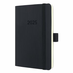 SIGEL C2523 Wochenkalender Conceptum 2025 - black Softcover A6 schwarz
