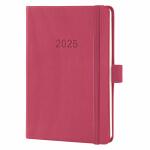 SIGEL C2571 Wochenkalender Conceptum 2025 - marsala red ca. A6 - rot