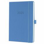 SIGEL C2568 Wochenkalender Conceptum 2025 - dust blue - 1 Jahr - 2 Seiten = 1 Woche - Hardcover - 80 g/m² - ca. A5 - blau - 192 Seiten - PEFC-zertifiziert