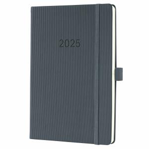 SIGEL C2566 Wochenkalender Conceptum 2025 - dark grey ca. A5