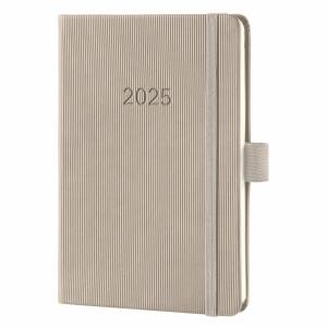 SIGEL C2561 Wochenkalender Conceptum 2025 - taupe ca. A6 - 176 Seiten