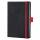 SIGEL C2509 Wochenkalender Conceptum 2025 - black-red ca. A6