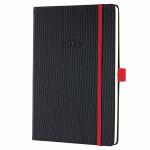 SIGEL C2508 Wochenkalender Conceptum 2025 - black-red ca. A5