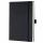 SIGEL C2501 Wochenkalender Conceptum 2024/2025 - black - 18 Monate - 2 Seiten = 1 Woche - Hardcover - 80 g/m² - ca. A5 - schwarz - 256 Seiten - PEFC-zertifiziert