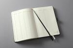SIGEL C2518 Wochenkalender Conceptum 2025 - black - 1 Jahr - 2 Seiten = 1 Woche - Hardcover - 80 g/m² - A4+ - schwarz - 192 Seiten - PEFC-zertifiziert