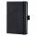 SIGEL C2513 Wochenkalender Conceptum 2025 - black ca. A6 - schwarz