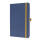 SIGEL LS104 Notizbuch Linescape - kariert - ca. A5 - blau/gelb - Hardcover - 176 Seiten - FSC-zertifiziert