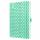SIGEL J5127 Wochenkalender Jolie 2025 - mint green - 1 Jahr - 2 Seiten = 1 Woche - Hardcover - 80 g/m² - ca. A5 - mintgrün - 174 Seiten - FSC-zertifiziert